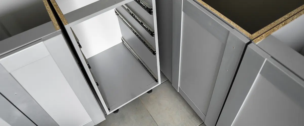 MDF cabinets in a kitchen remodel